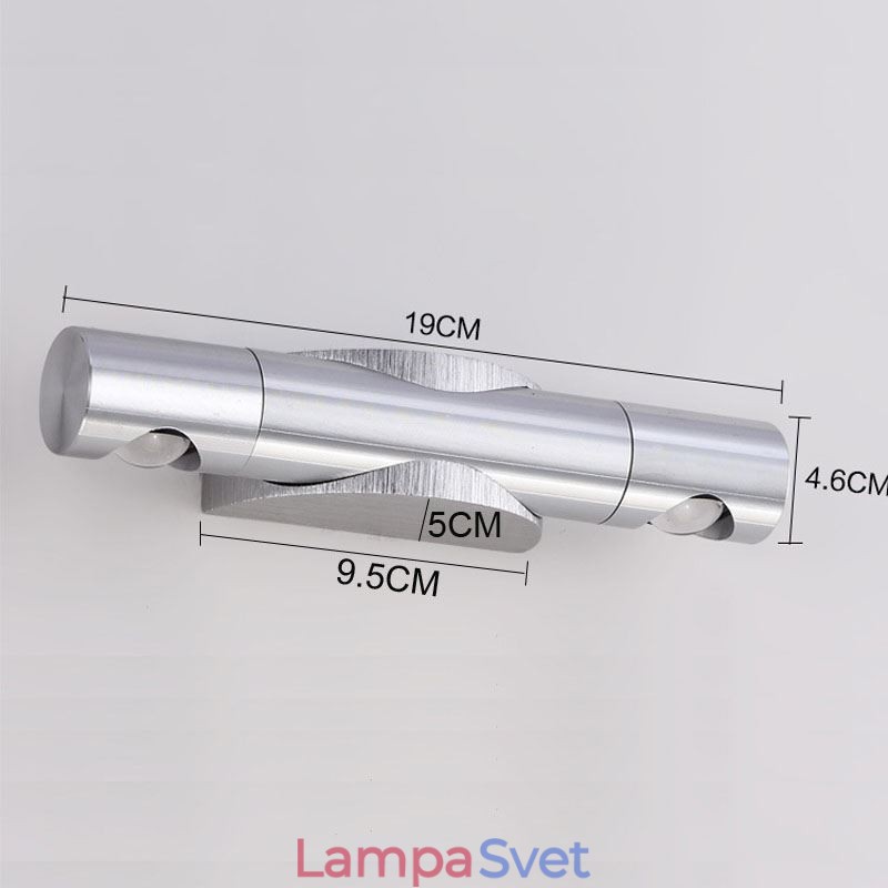Otočná nástenná lampa Nástenné svietidlo Kúpeľňa