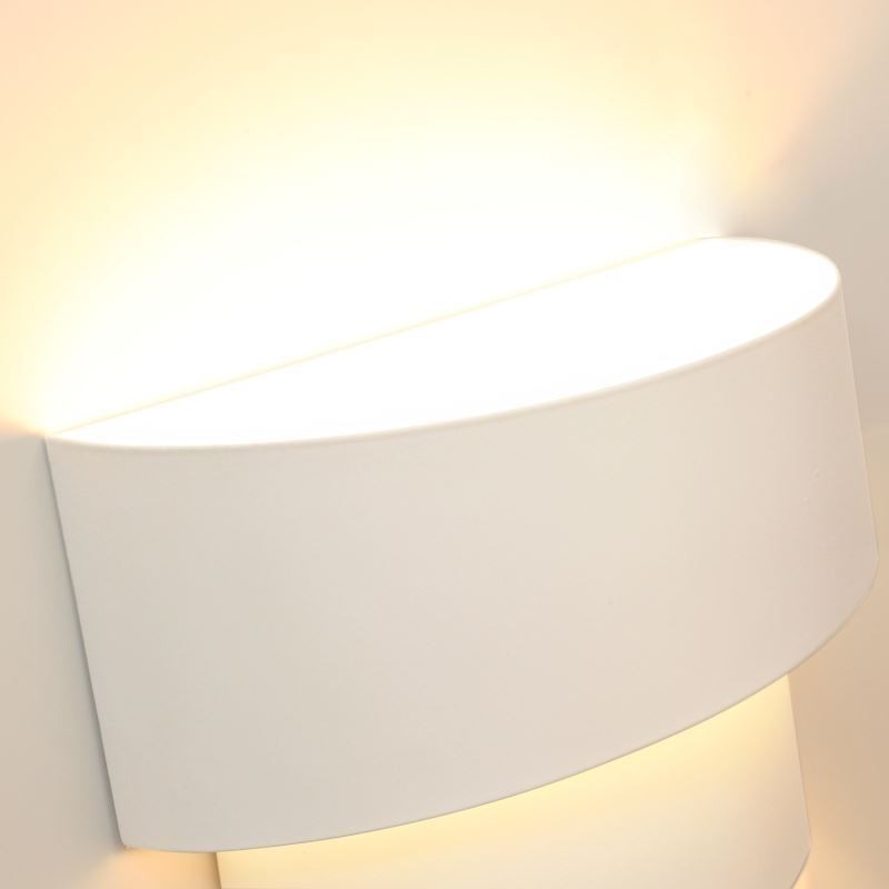 Moderná minimalistická nástenná lampa Spiral Cake Sconce Light Bedside