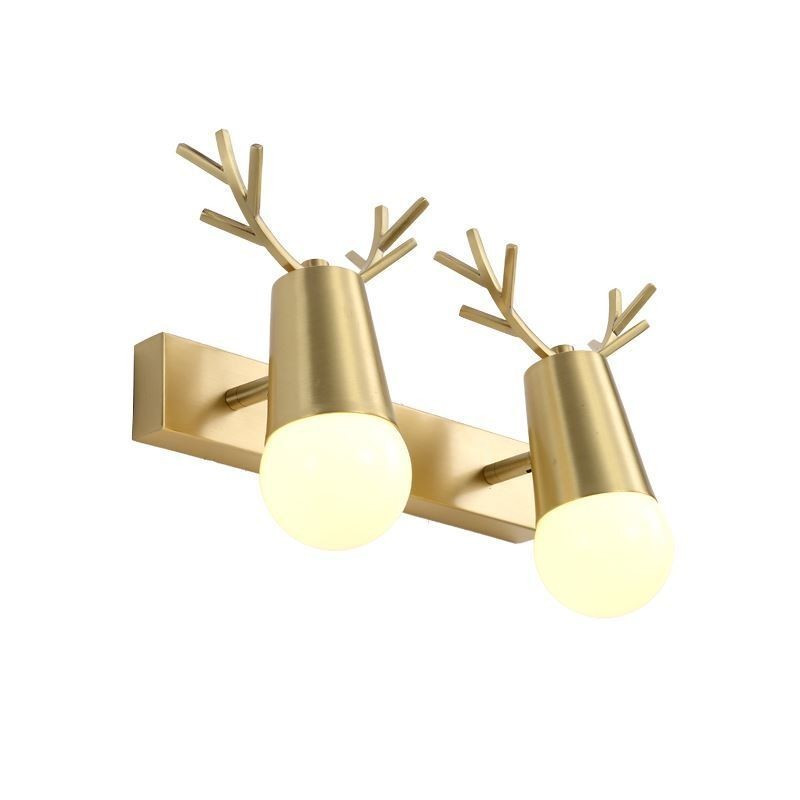 Severská mosadzná nástenná lampa Zrkadlové predné svetlo