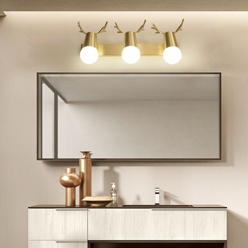 Severská mosadzná nástenná lampa Zrkadlové predné svetlo