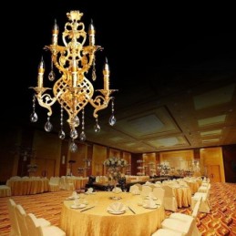 Európska nástenná lampa Luxusné nástenné svietidlo Crystal Drop Lamp Nočné osvetlenie