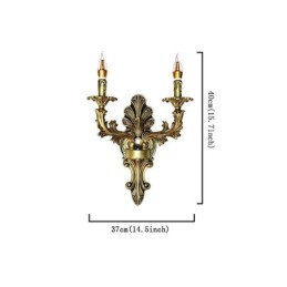 Európska retro nástenná lampa Creative Double Home Lighting Nástenné svietidlo Nočné osvetlenie