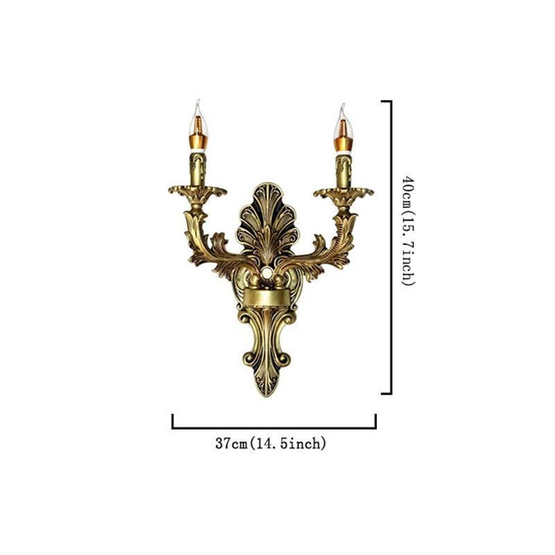 Európska retro nástenná lampa Creative Double Home Lighting Nástenné svietidlo Nočné osvetlenie