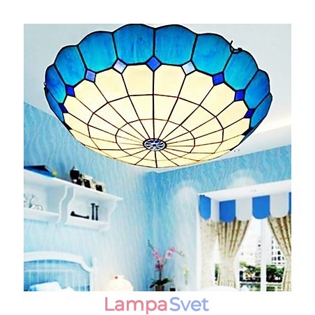 Európske vidiecke výtvarné umenie Vitráže absorbujú svetlo kupolovej lampy Európske vidiecke výtvarné umenie Vitráže absorbujú svetlo kupolovej lampy