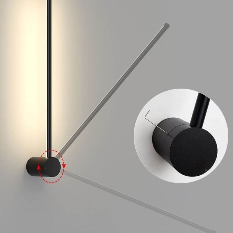 Moderná dlhá nástenná lampa Nočná dekoračná lampa