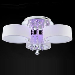 Diaľkové ovládanie Flush Mount Crystal Modern Contemporary