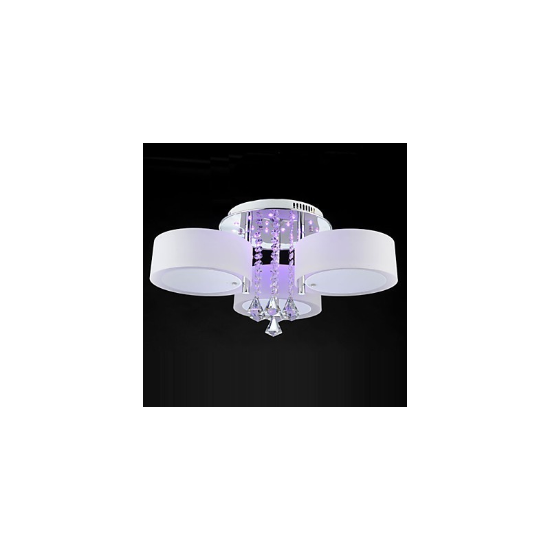 Diaľkové ovládanie Flush Mount Crystal Modern Contemporary