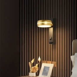 Otočná nástenná lampa Moderné minimalistické nástenné svietidlo