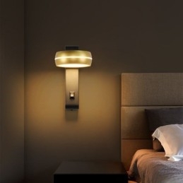 Otočná nástenná lampa Moderné minimalistické nástenné svietidlo