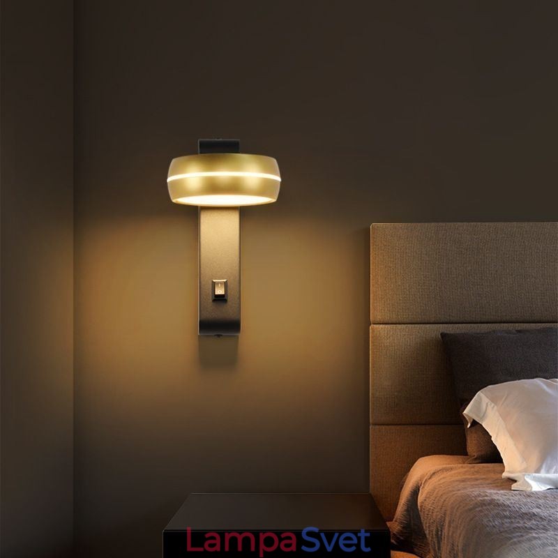 Otočná nástenná lampa Moderné minimalistické nástenné svietidlo