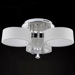 Diaľkové ovládanie Flush Mount Crystal Modern Contemporary
