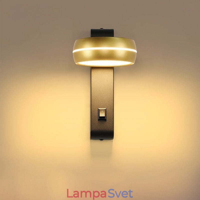 Otočná nástenná lampa Moderné minimalistické nástenné svietidlo