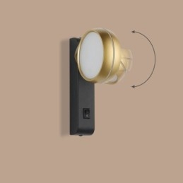 Otočná nástenná lampa Moderné minimalistické nástenné svietidlo