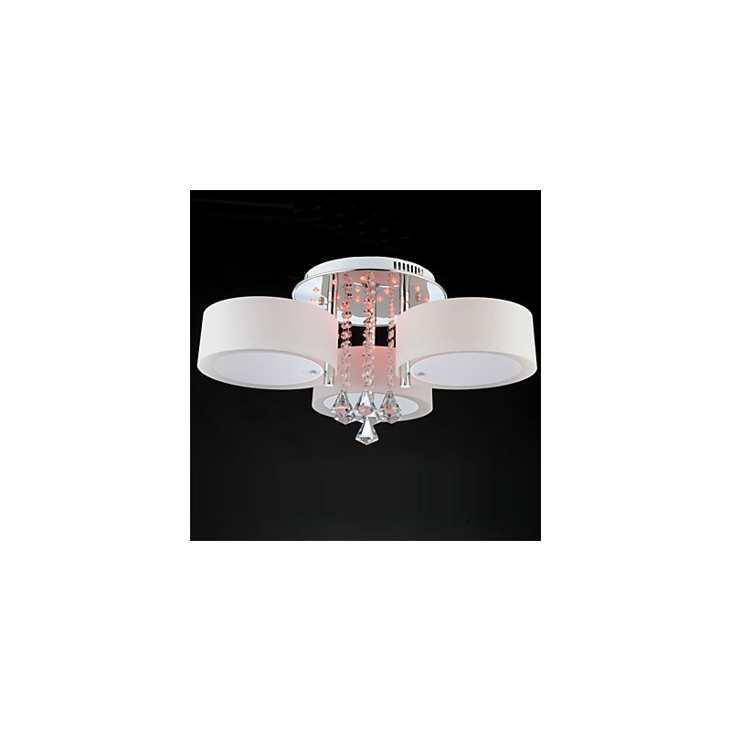 Diaľkové ovládanie Flush Mount Crystal Modern Contemporary