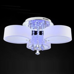 Diaľkové ovládanie Flush Mount Crystal Modern Contemporary