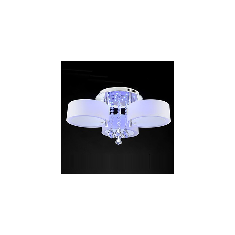 Diaľkové ovládanie Flush Mount Crystal Modern Contemporary