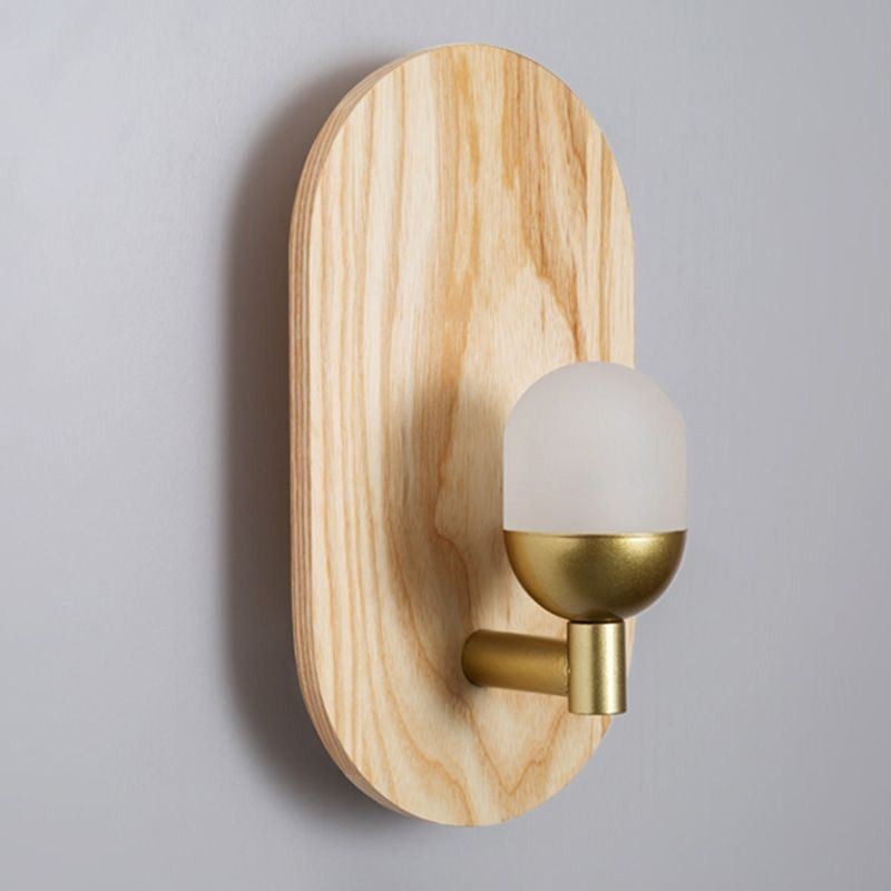 Dekorácia Nástenná drevená lampa Svetlá do vstupnej uličky Nordic Nočné nástenné svietidlo