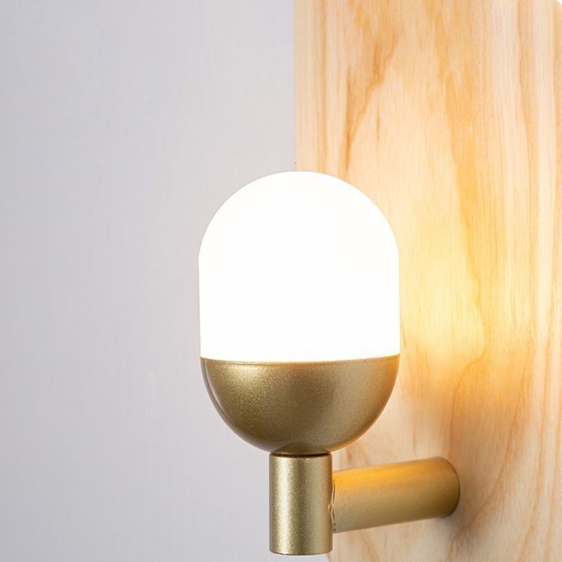 Dekorácia Nástenná drevená lampa Svetlá do vstupnej uličky Nordic Nočné nástenné svietidlo