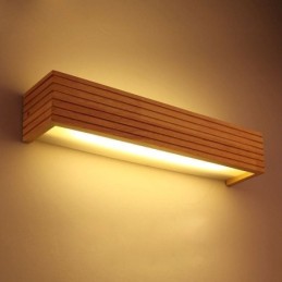 Nástenné drevené nástenné lampy v japonskom štýle Lampa do kúpeľne Domáce nástenné svietidlo