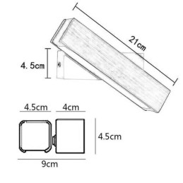 Európa Nástenná lampa z masívneho dreva Nočné nástenné osvetlenie Moderné lampy Simplicity