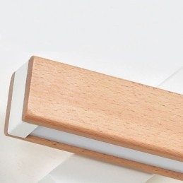 Európa Nástenná lampa z masívneho dreva Nočné nástenné osvetlenie Moderné lampy Simplicity