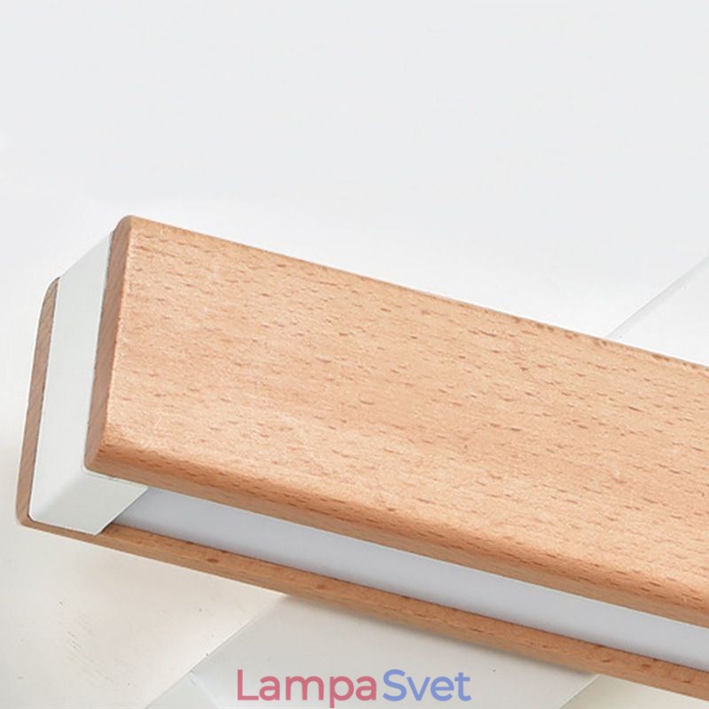 Európa Nástenná lampa z masívneho dreva Nočné nástenné osvetlenie Moderné lampy Simplicity