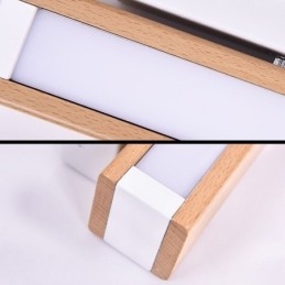 Európa Nástenná lampa z masívneho dreva Nočné nástenné osvetlenie Moderné lampy Simplicity