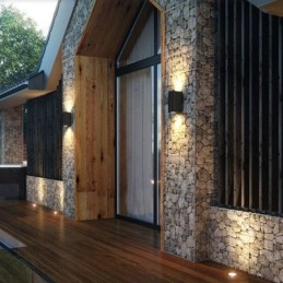 Nástenná lampa Moderné jednoduché hliníkové interiérové umelecké nástenné svietidlo