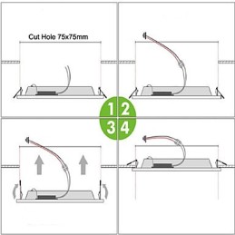 Moderná súčasná maľba kovová zapustená montáž