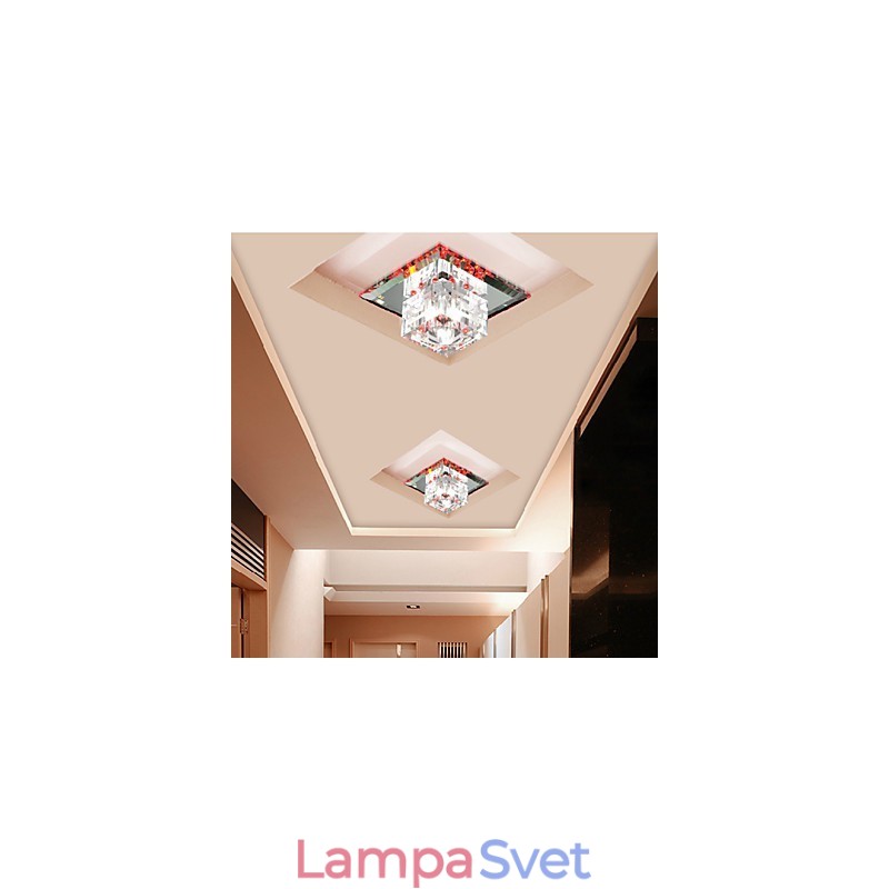 Kryštál medzi lampou Smd Spotlight Kreatívna lampa Lamp Tube Light Absorb Dome Light
