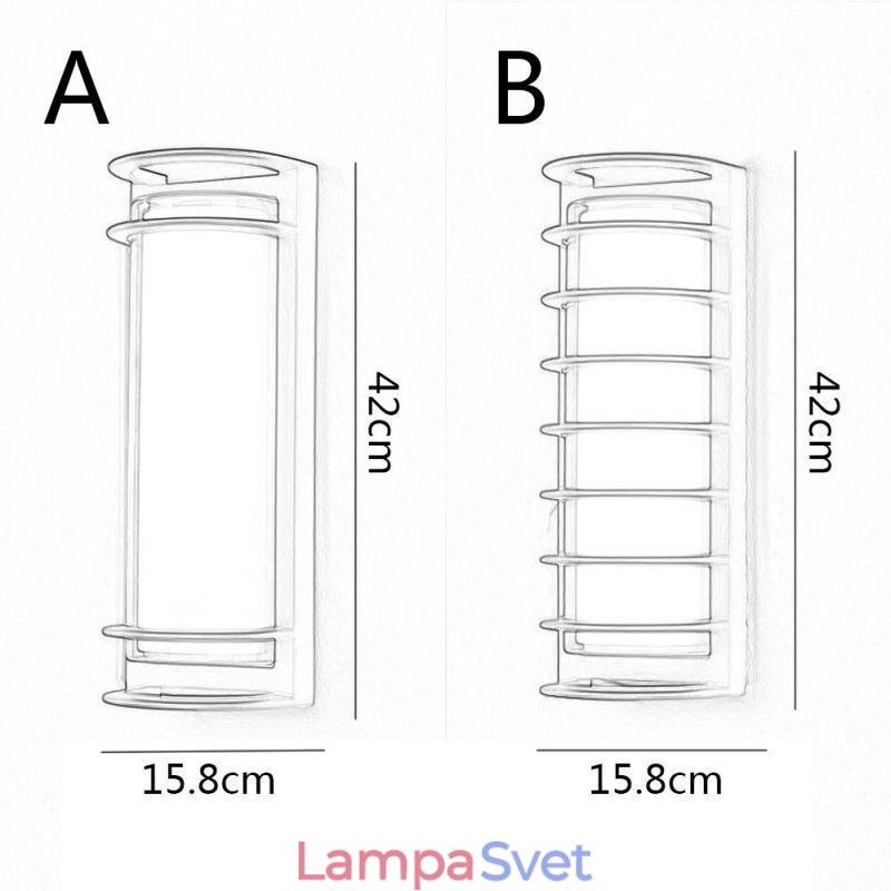 Nástenná lampa Vodotesná nástenná lampa Koridor Aisle Courtyard