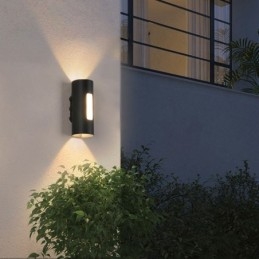 Vodotesná nástenná hliníková nástenná lampa Courtyard