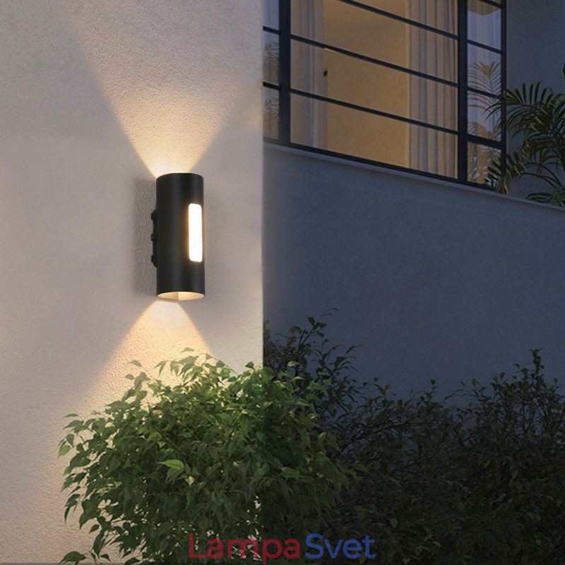 Vodotesná nástenná hliníková nástenná lampa Courtyard