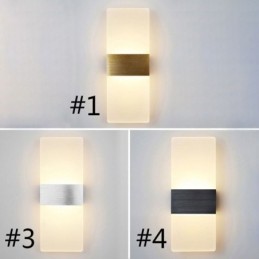 Minimalistické moderné nástenné svietidlá Nočné uličky Schody do kuchynského bytu Svietidlá