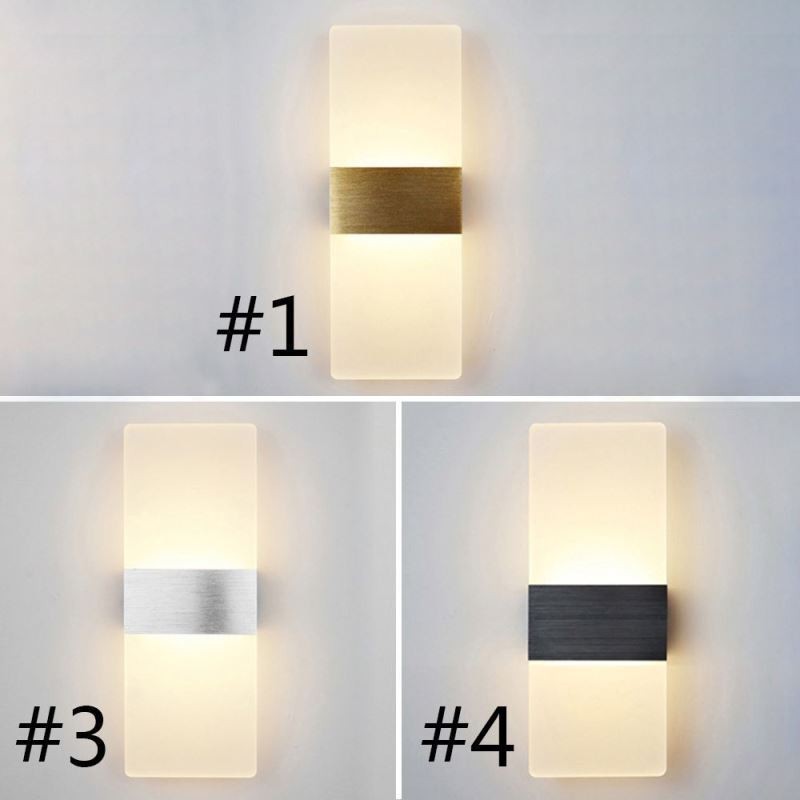 Minimalistické moderné nástenné svietidlá Nočné uličky Schody do kuchynského bytu Svietidlá