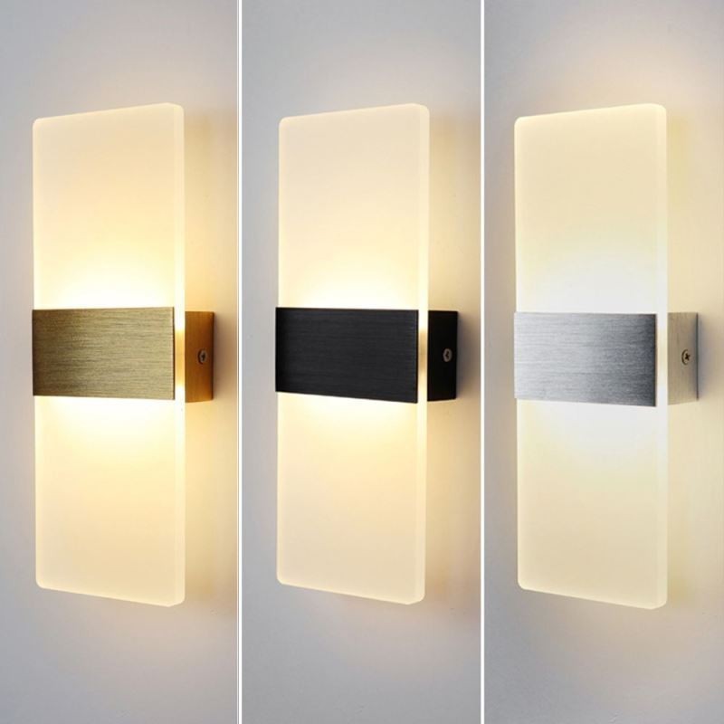 Minimalistické moderné nástenné svietidlá Nočné uličky Schody do kuchynského bytu Svietidlá