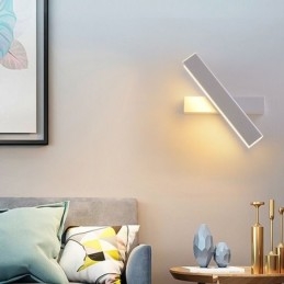 Nástenná lampa otočná nočná lampa hliník
