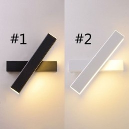 Nástenná lampa otočná nočná lampa hliník
