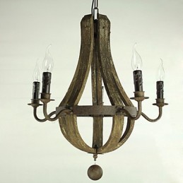 Luster 5 svetiel Vintage Retro Country Living Dining Metal