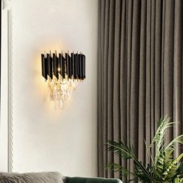 Moderné nástenné nástenné svietidlo Kreatívna krištáľová nástenná lampa