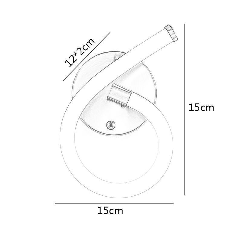 Číslo Svetlá arabská číslica 6 Lampa