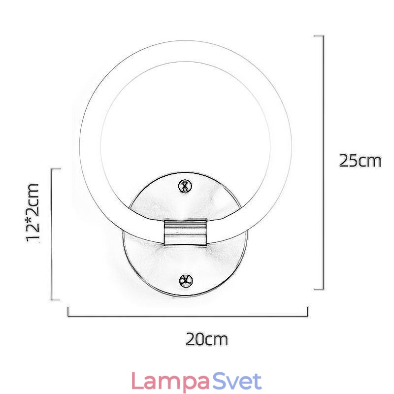 Moderné nástenné svietidlá okrúhle prstencové nástenné svietniky Tricolor Dimming