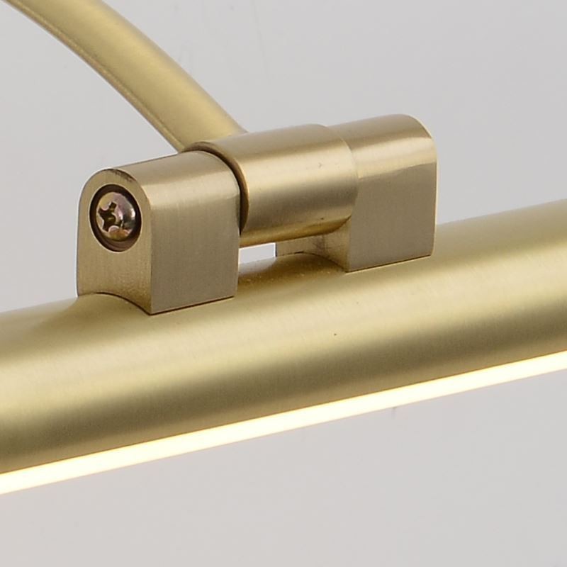 Nástenná mosadzná nástenná lampa s predným zrkadlom Nordic Mirror Light