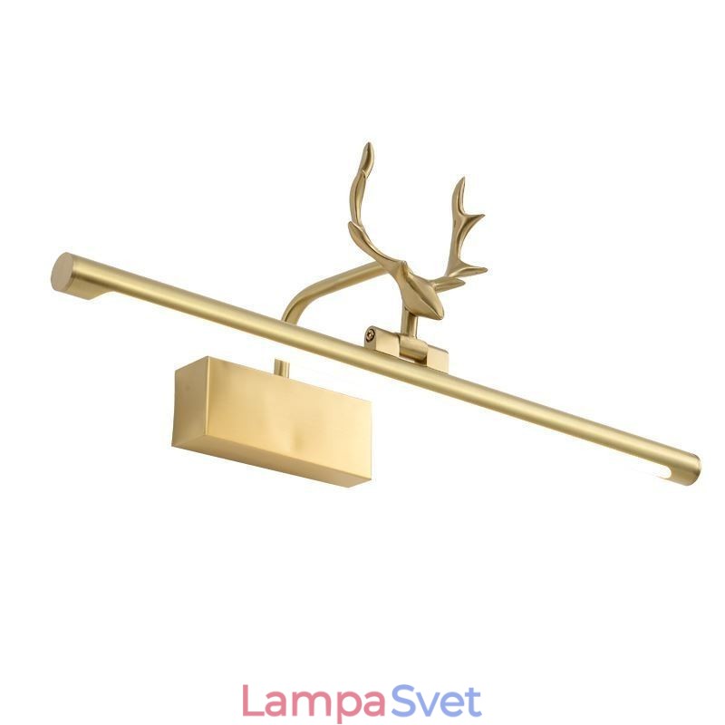 Severská mosadzná nástenná lampa Zrkadlové predné svetlo