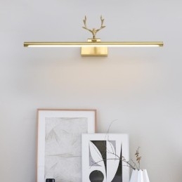 Severská mosadzná nástenná lampa Zrkadlové predné svetlo