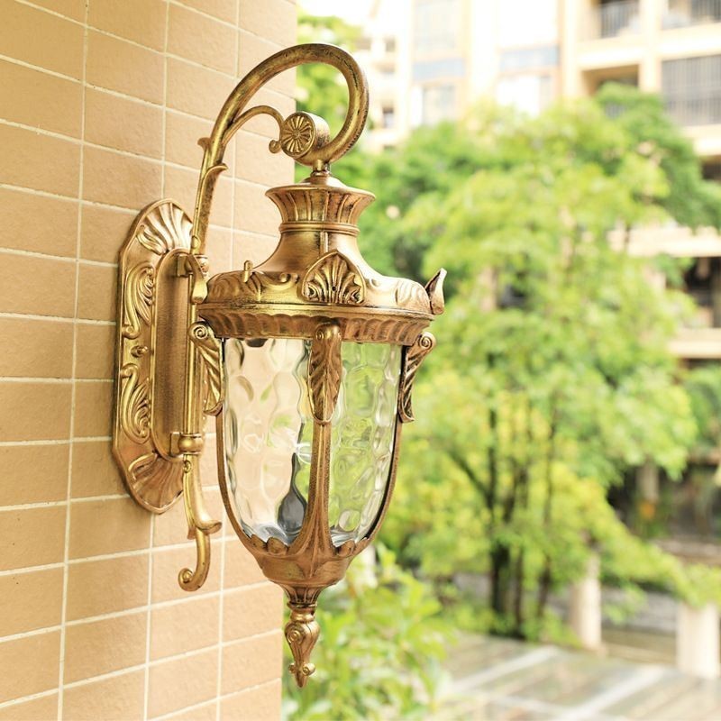 European Outdoor Light Waterproof Single Head Light Courtyard Corridor Garden