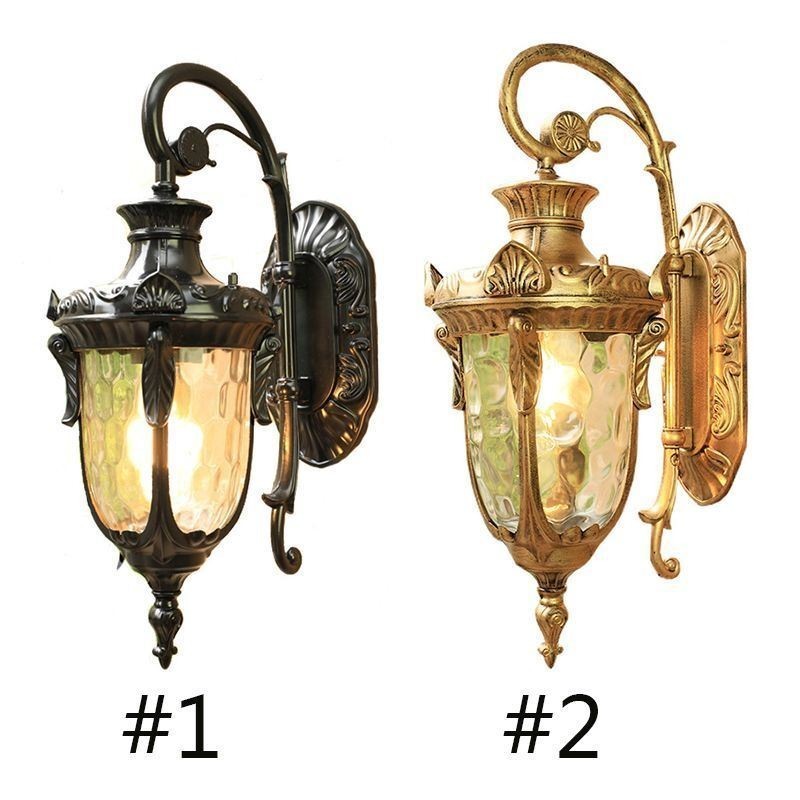 European Outdoor Light Waterproof Single Head Light Courtyard Corridor Garden