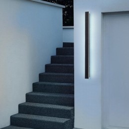 Vonkajšie dlhé moderné moderné nástenné svietidlo nástenné svietidlo IP 44 pre verandu a záhradu