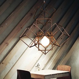 Prívesok 1 Light Vintage Minimalist Iron Paint Luster