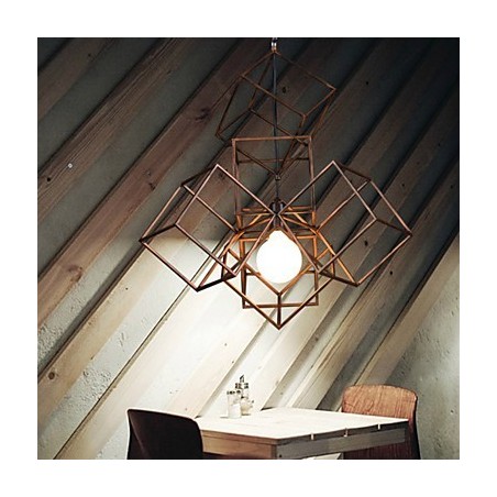 Prívesok 1 Light Vintage Minimalist Iron Paint Luster Prívesok 1 Light Vintage Minimalist Iron Paint Luster